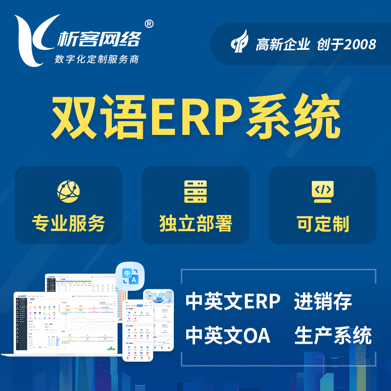 云浮双语ERP系统